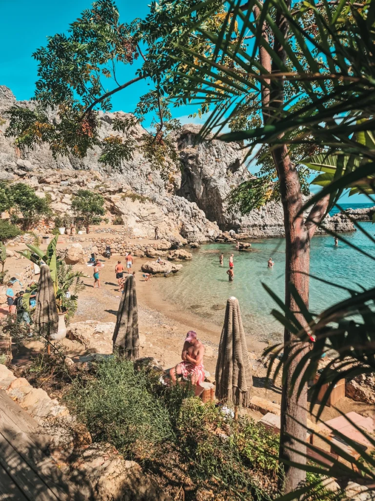 St Pauls Bay Rhodos | Strandmeisje
